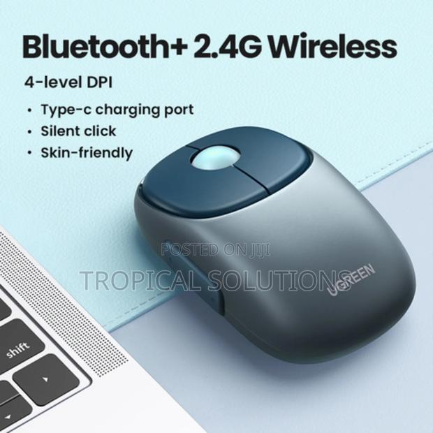 Ugreen Fun + Wireless and Bluetooth Rechargeable Mouse Mu102 - main view