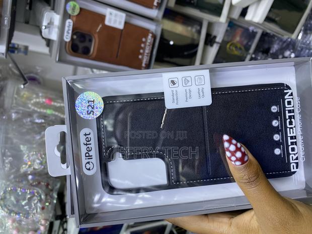 Misea Samsung Galaxy S21 Leather Wallet Case Magsafe Compatible - main view