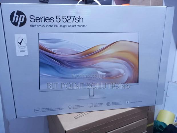 Hp 527sh Series 5 27" FHD Monitor Height/Tilt Adjustable