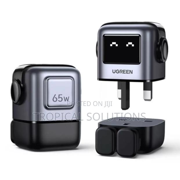 Ugreen Uno Robot 65w 3-Port Uno Robot Fast Charger