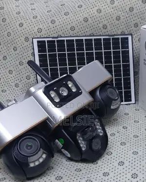 V380 Pro Dual Lens PTZ Solar Camera 4g Tripple Lens Camera