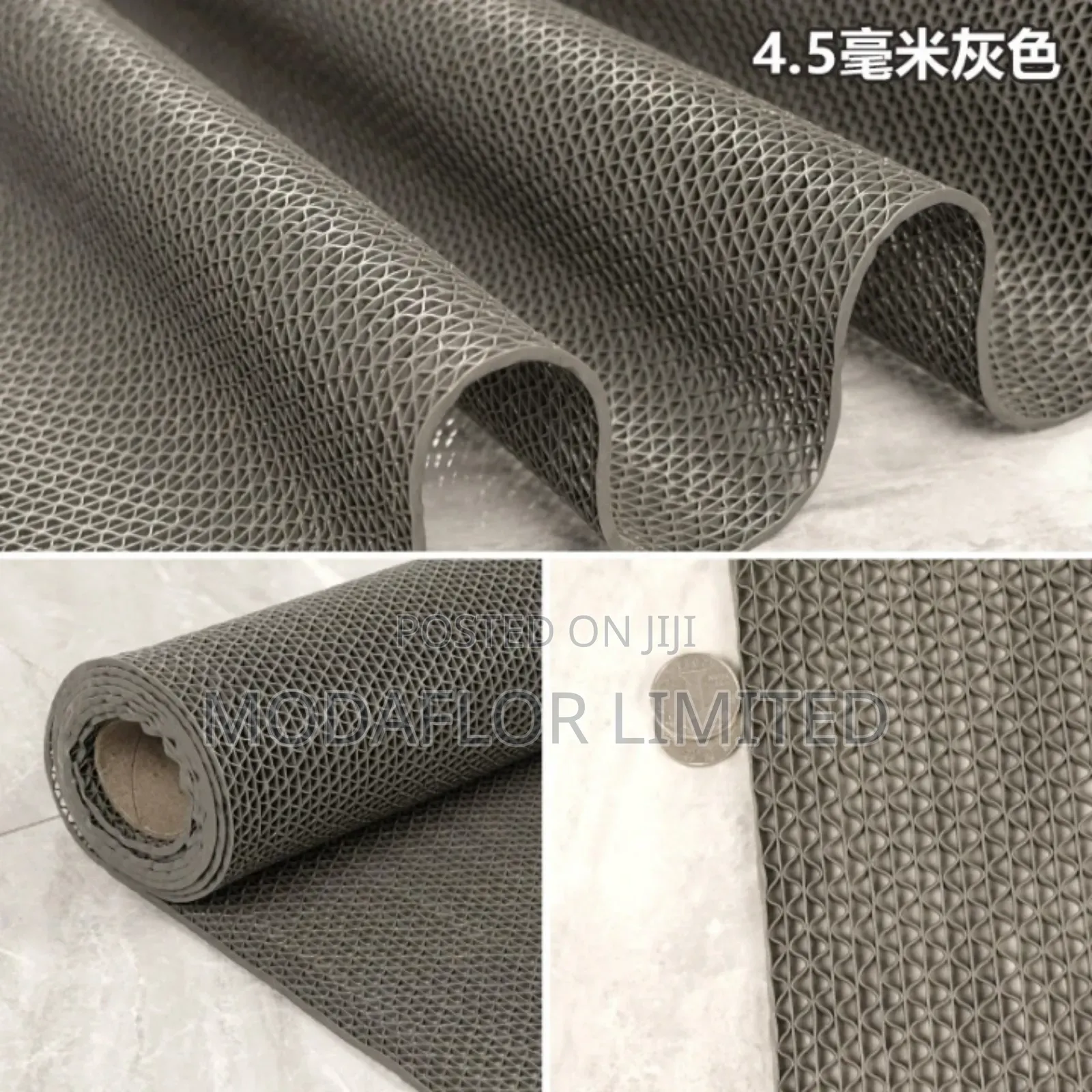 Anti-Slip PVC Mat for Car Boot Garage – Heavy Duty Washable 