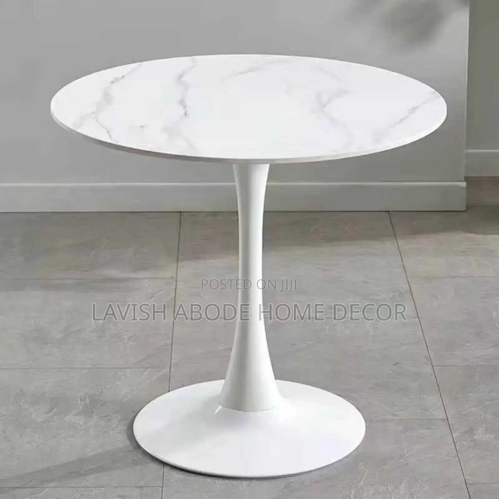 Marble Top Round Tulip Dinning /Cocktail Table