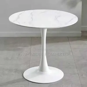Marble Top Round Tulip Dinning /Cocktail Table