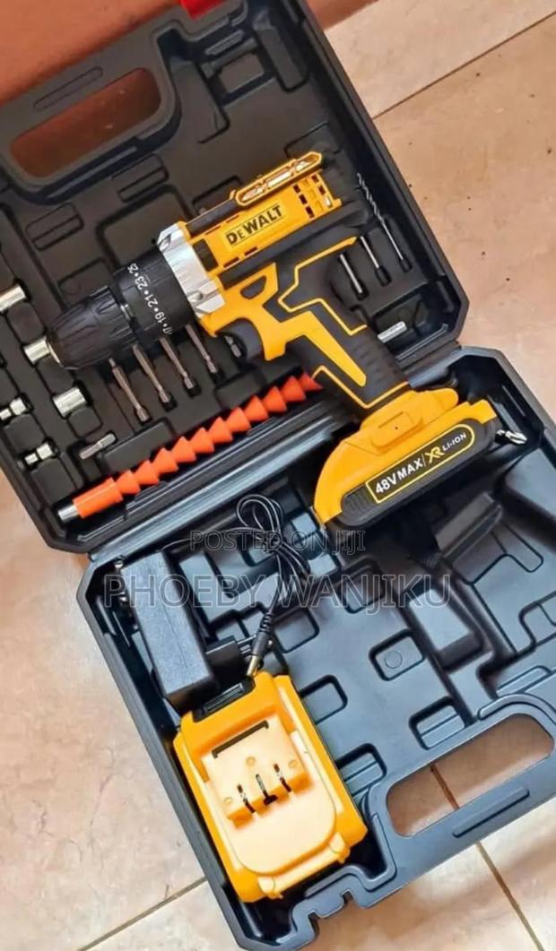 Cordless Accessorised Drill (Dewalt) - main view