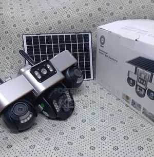 Tripple Lens PTZ Camera /PTZ 360 Degree Pan, Tilt Rotating 4g Solar