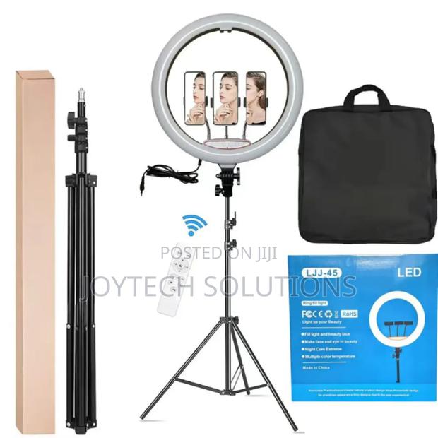 Ring Light With Adjustable 2m Tripod Stand for Video Making, Photo - main view