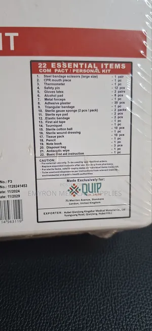 First Aid Kit(22 Essentials)