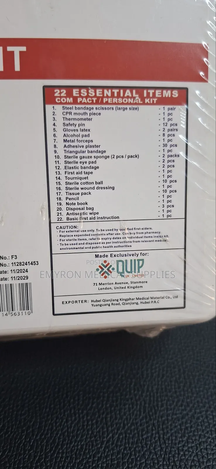 First Aid Kit(22 Essentials)
