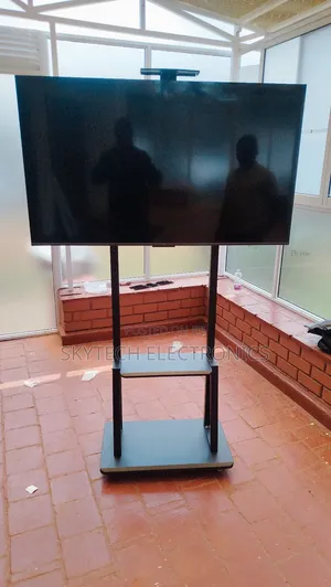 Mobile Tv Stand Rolling Tv Cart Floor Stand Mount for 32-75 Inch