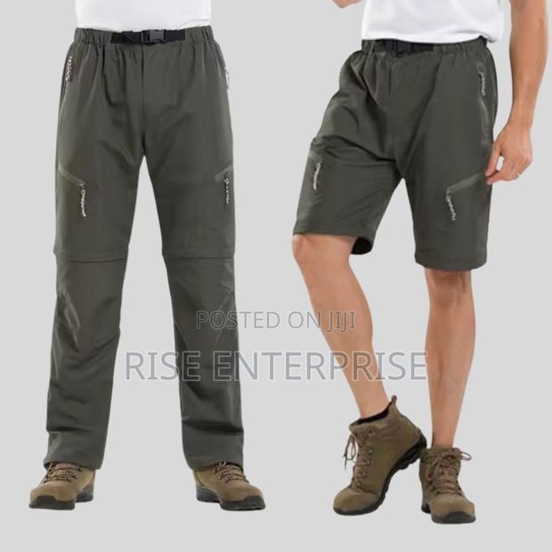 Outdoor Detachable Pants- Army Green
