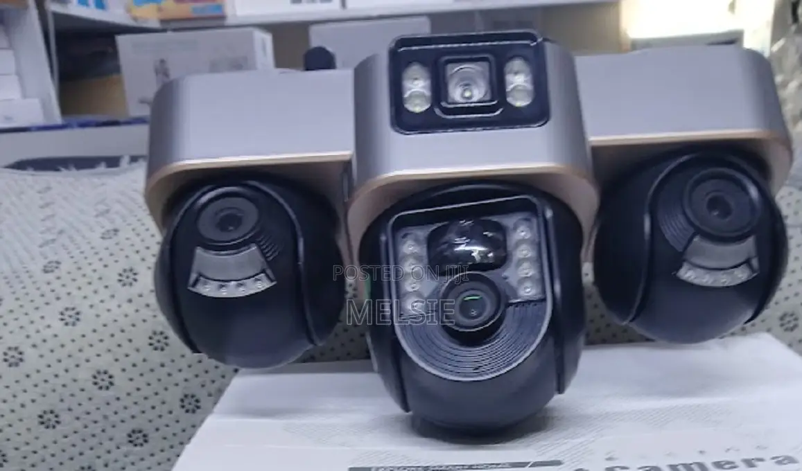 Best and Affordable 4g Triple Lens Solar PTZ Camera Rotatable V380