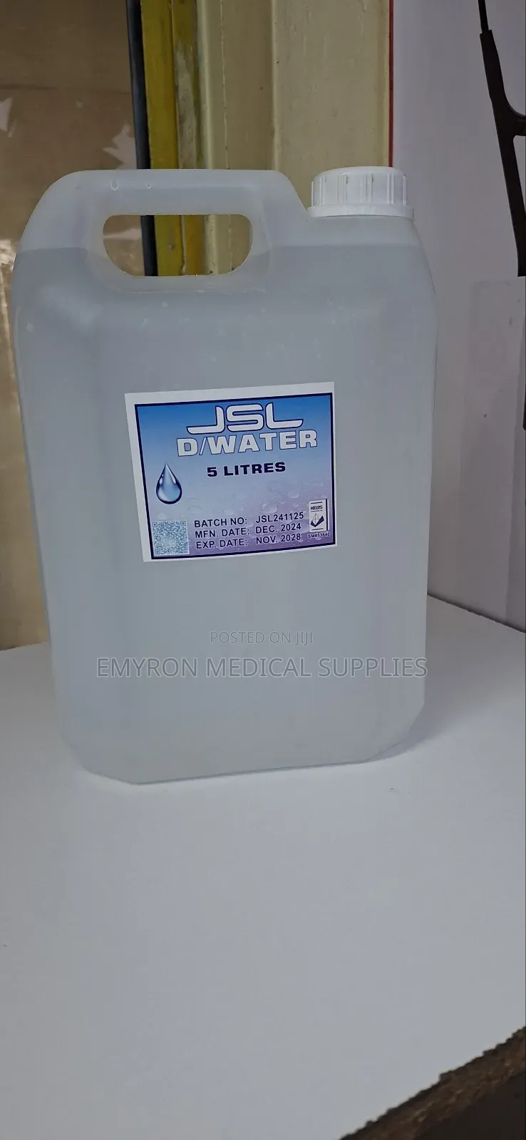Distilled Water(5 Litres)