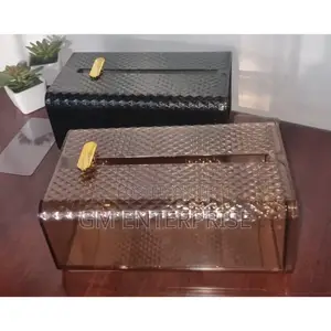 Wall Mounted Elegant Diamond Tissue Box