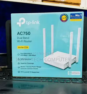 Tp-Link Archer C24 Ac750 Dual Band Wi-Fi Router