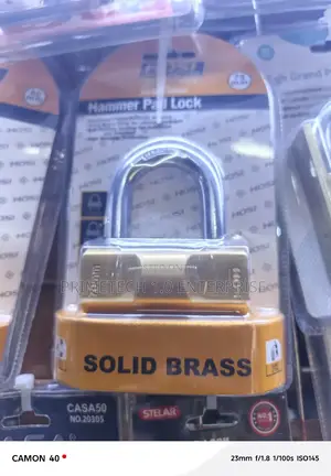 Hosi 70mm Brass Padlock