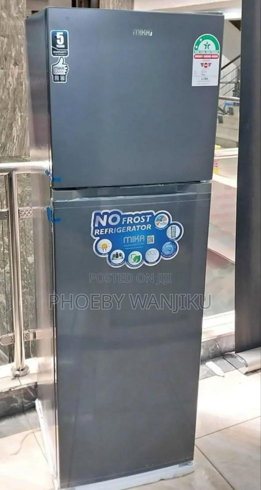 Mika (255litres) /Double Door Fridge *No Frost*