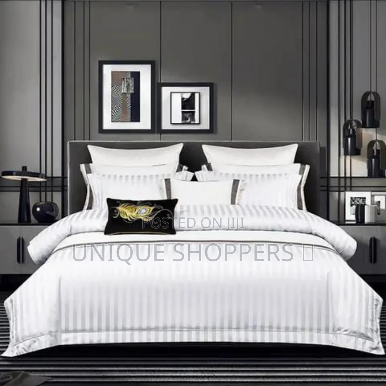 Luxury Cotton Stripped Duvet Cover Sets*
Size;6*6/6*7-