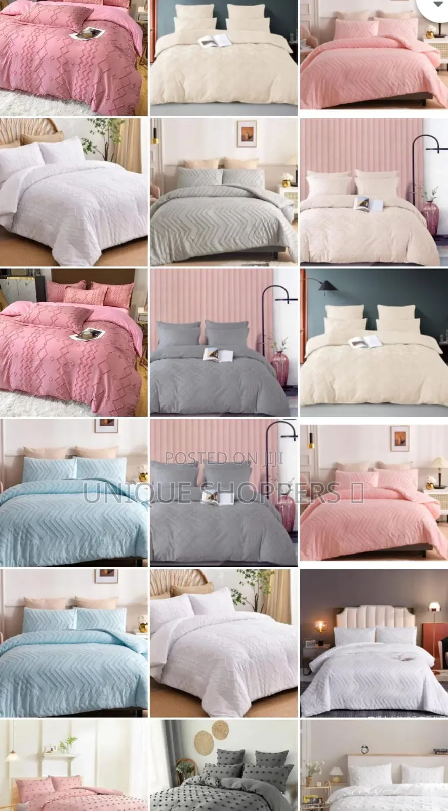 Luxury Tufted Wave Design Duvet Cover Set* Soft, Fluffy, Durabl