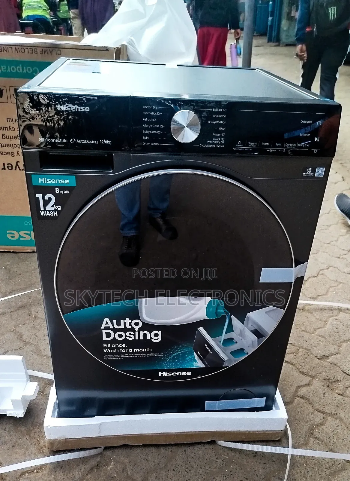 Hisense Wash Dry 12kg/8kg Wd5s1245bb Washing Machine