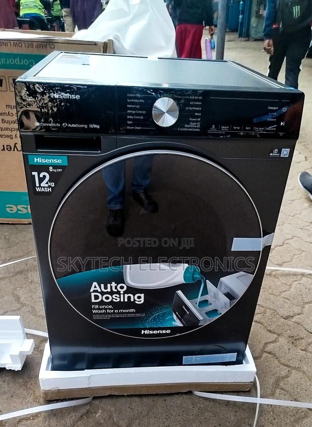 Hisense Wash Dry 12kg/8kg Wd5s1245bb Washing Machine