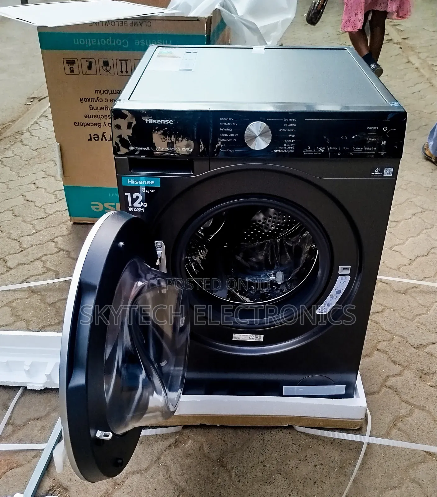 Hisense Wash Dry 12kg/8kg Wd5s1245bb Washing Machine