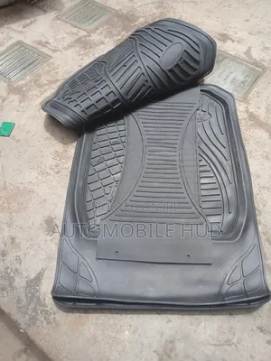 5pcs Antislip Black Floor Mats Number 1.
