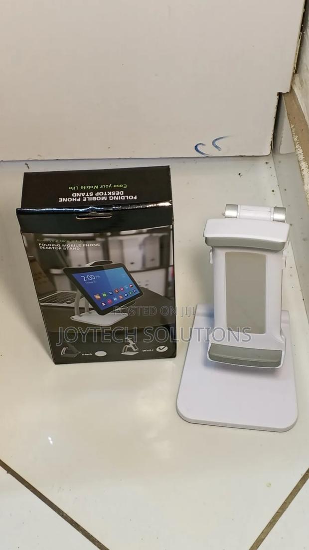 Desk Top Phone/Tablet Holder Stand Foldable - thumbnail 2