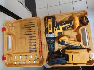 Rechargeable Cordless Drill With Hammer and Bits.-Dewalt 36v - thumbnail 2