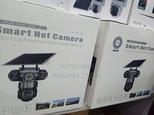 Remote Access Solar CCTV 4g Camera Triple Lens Solar Camera