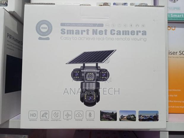 Quality Outdoor CCTV 4g Triple Lens Dual Lens Solar Camera