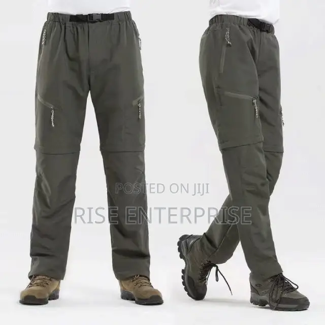 Outdoor Detachable Pants- Army Green