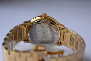 Versace Black Dial Full Yellow Gold Ladies Watch