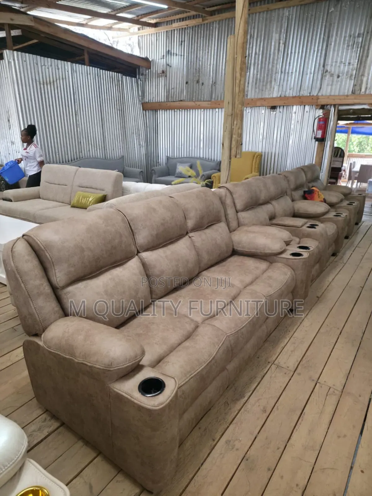 Semi Recliner7- Seater Sofa Set