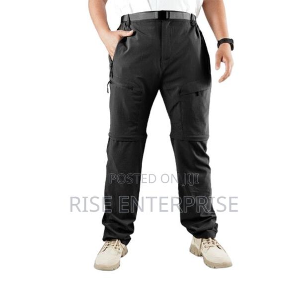 Outdoor Detachable Pants- Black - thumbnail 2