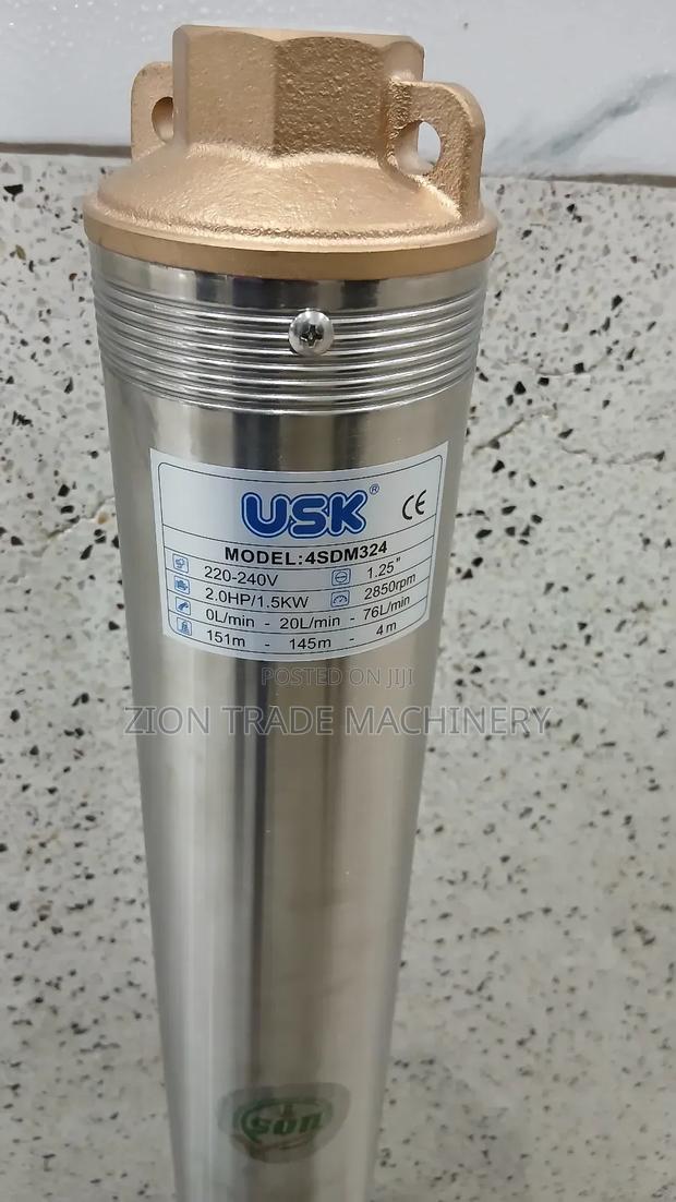 Usk 2hp Submersible Pump Deep Wale - thumbnail 2