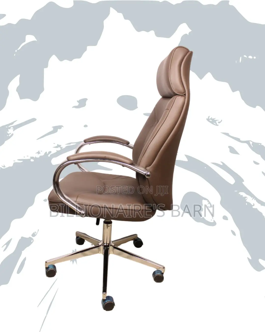 Breathable Brown Chair Leather #298 | Comfort Meets Style