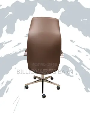 Breathable Brown Chair Leather #298 | Comfort Meets Style