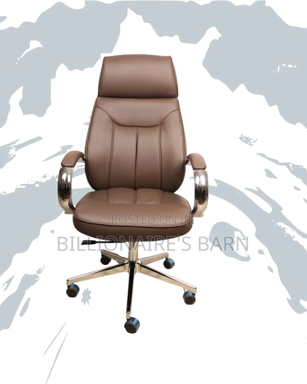 Breathable Brown Chair Leather #298 | Comfort Meets Style