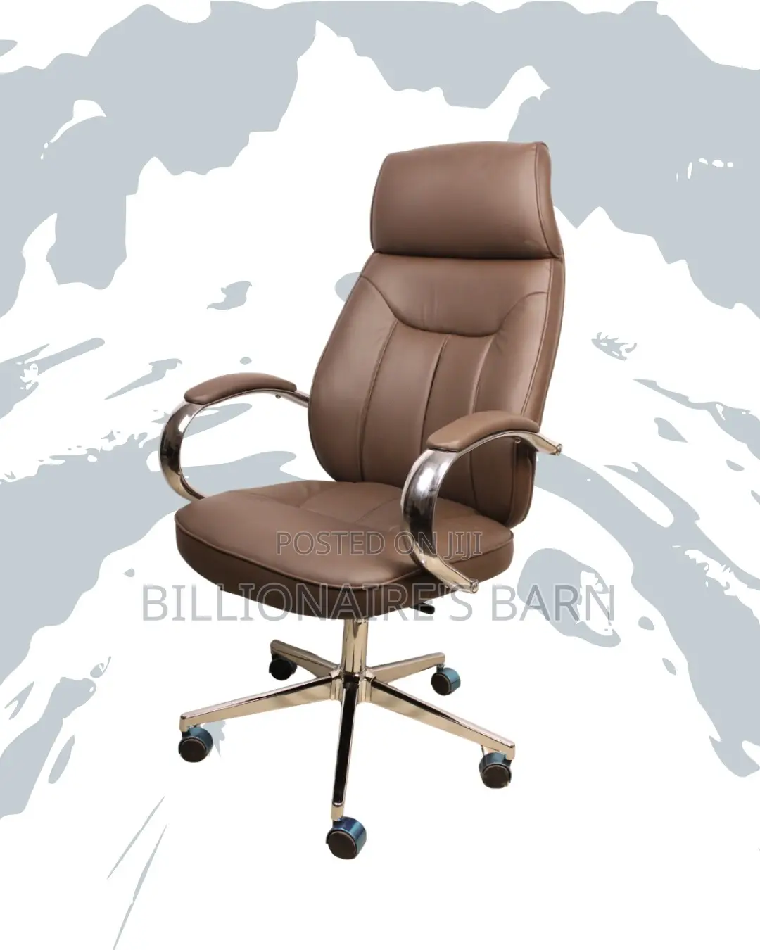 Breathable Brown Chair Leather #298 | Comfort Meets Style