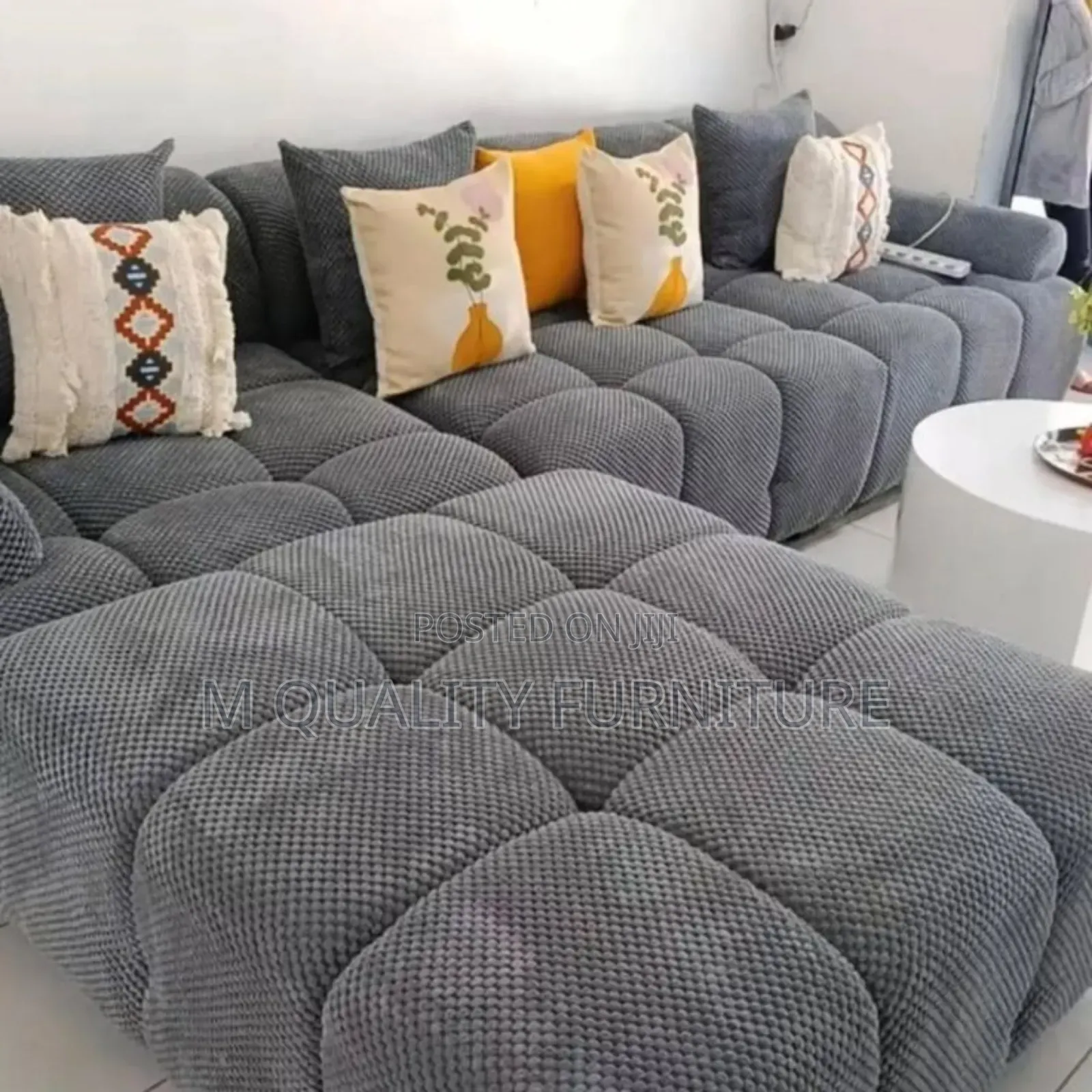 Gray Standard Bubble Sofa Sets