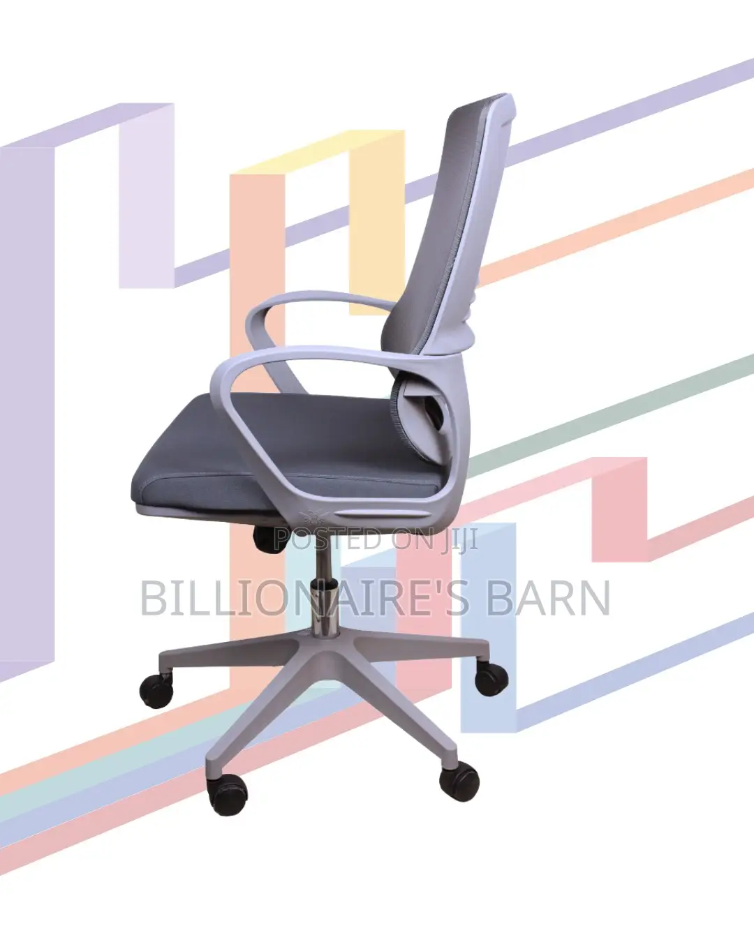 Swivel Imported Compact Ergonomic Grey Fits | Order Yours Today