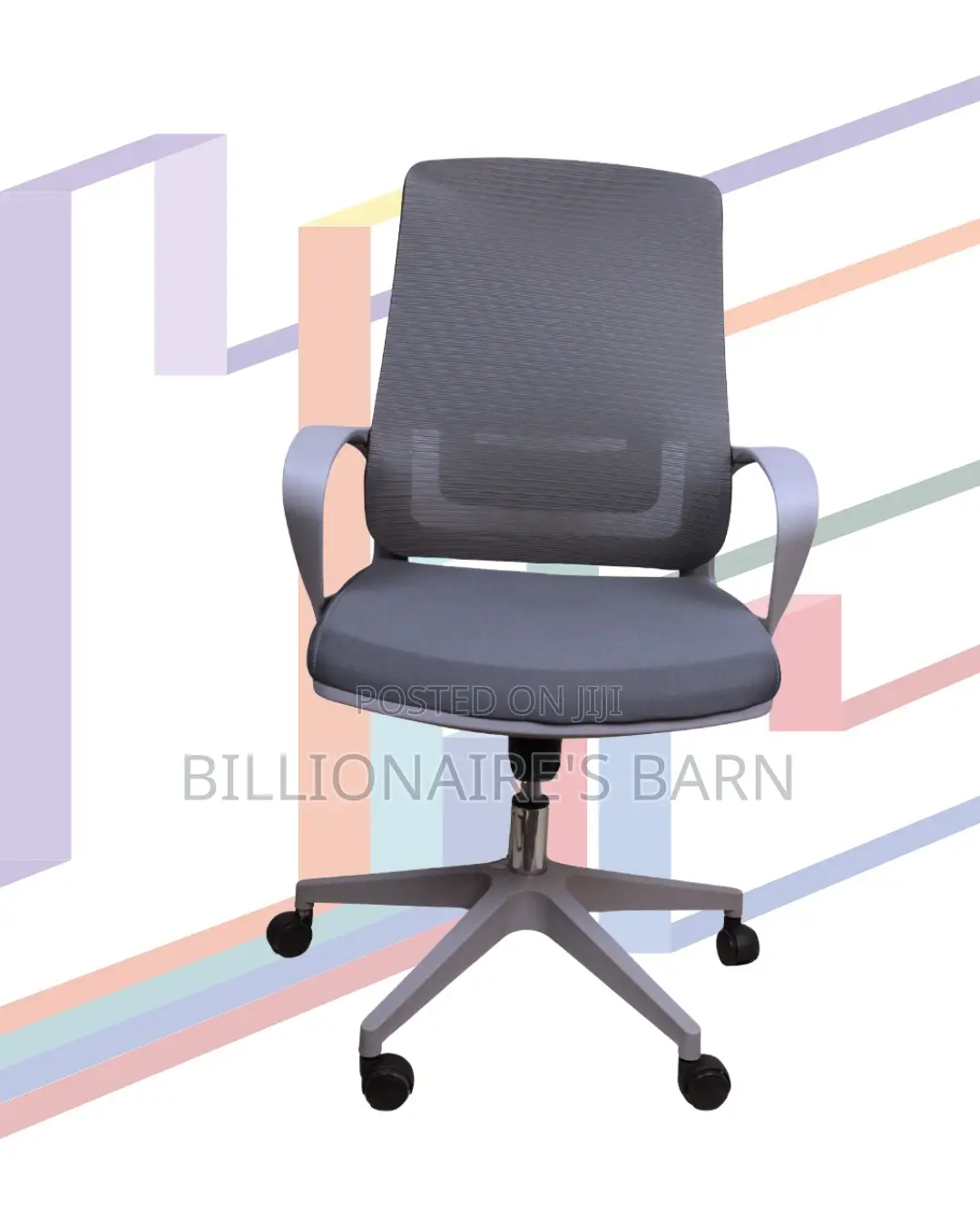 Swivel Imported Compact Ergonomic Grey Fits | Order Yours Today