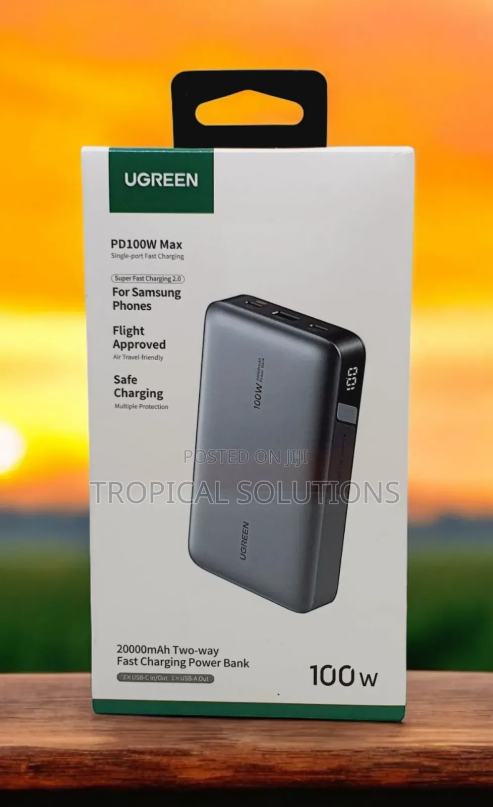 Ugreen 10000mah 20w Two-Way Fast Charging Power Bank 20w