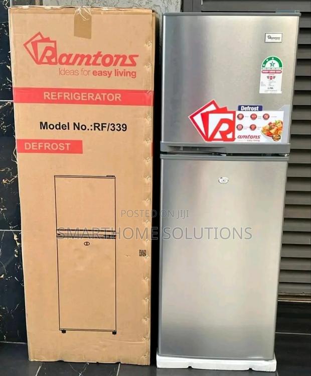 Ramtons 138 Litres Double Door Refrigerator Rm-dd-138l-fr