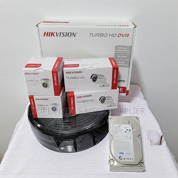 Hikvision 4 Camera 1080p CCTV Package With DVR and 500gb Storage Drive