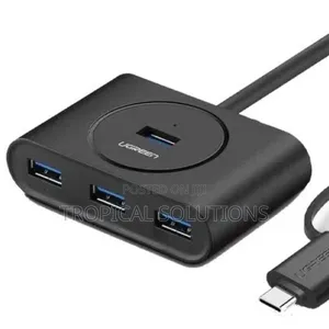 Ugreen Usb -C Usb -a to 4-Port Hub 1m Black Cr113