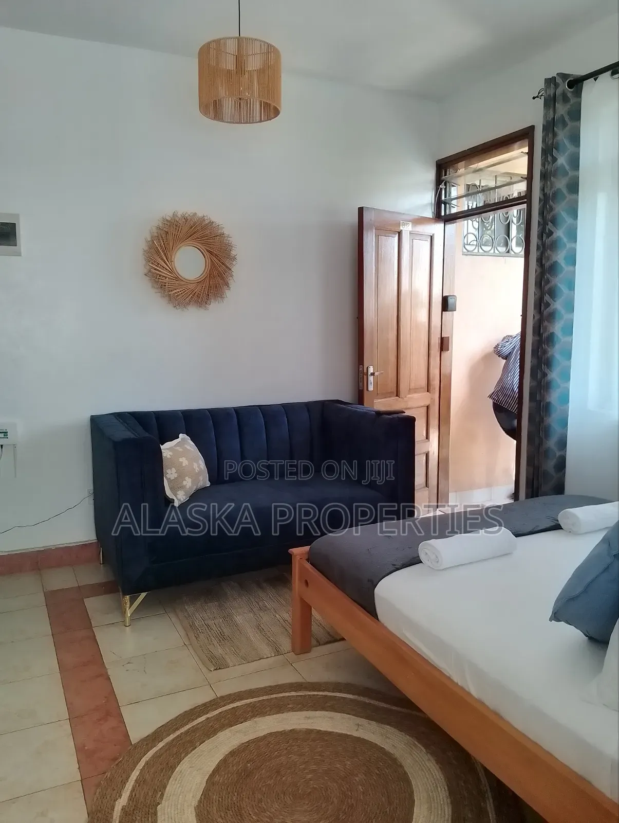 Furnished Studio Apartment to Let in Nyali Beach Road Estate