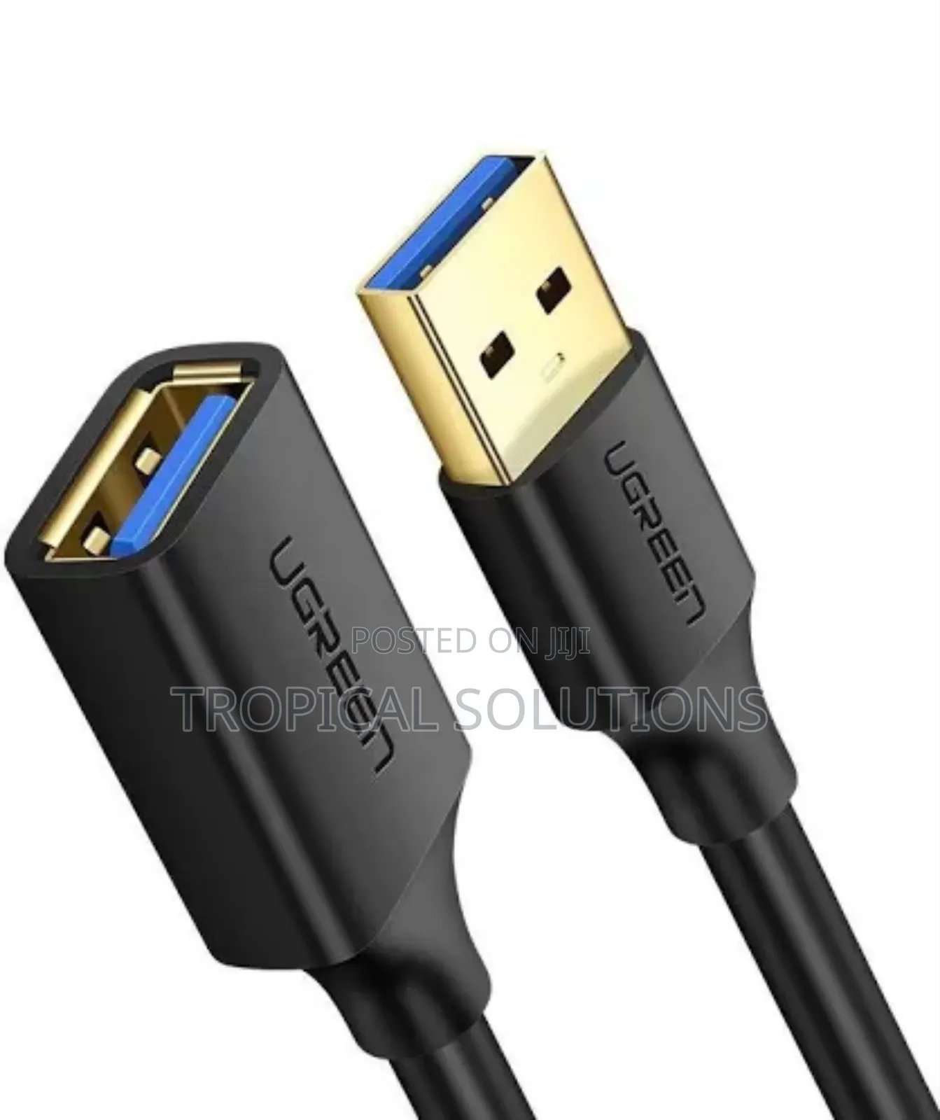 Ugreen Usb -a 3.0 Male to Female Extension Cable 10m Black Us175