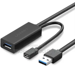 Ugreen Usb -a 3.0 Male to Female Extension Cable 10m Black Us175